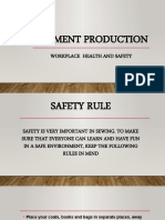 Garment Production: Workplace Health and Safety