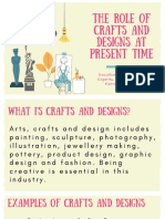 Role of Crafts and Designs in Present Time