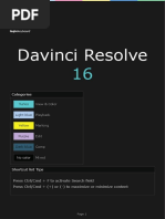 Davinci Resolve: Categories