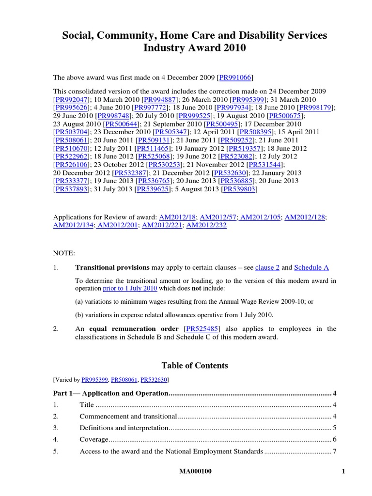 Schads Award For HCE 2013 PDF Layoff Wage