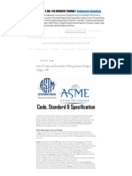 Use of Codes and Standards in Piping System Design