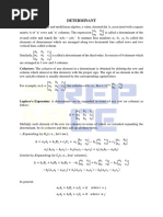 Math DETERMINANT