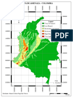 Mapa Amenaza Colombia