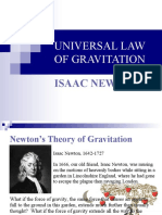 Universal Law of Gravitation: Isaac Newton