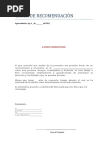 carta de recomendacion