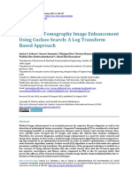 Computed Tomography Image Enhancement Using Cuckoo Search: A Log Transform Based Approach