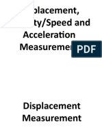 4. Displacement, Velocity & Accerlation Measurement