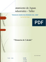 Taller 1 - Memoria de Calculo de Un Ablandador