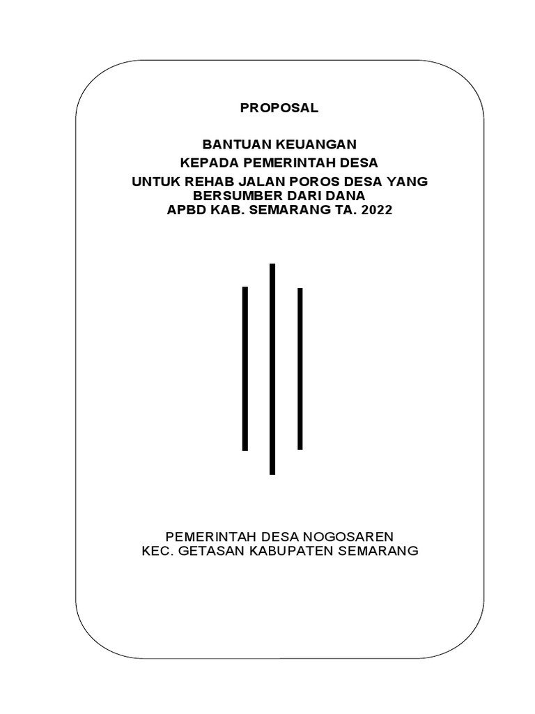 Draft Proposal RTLH Kab 2020 | PDF