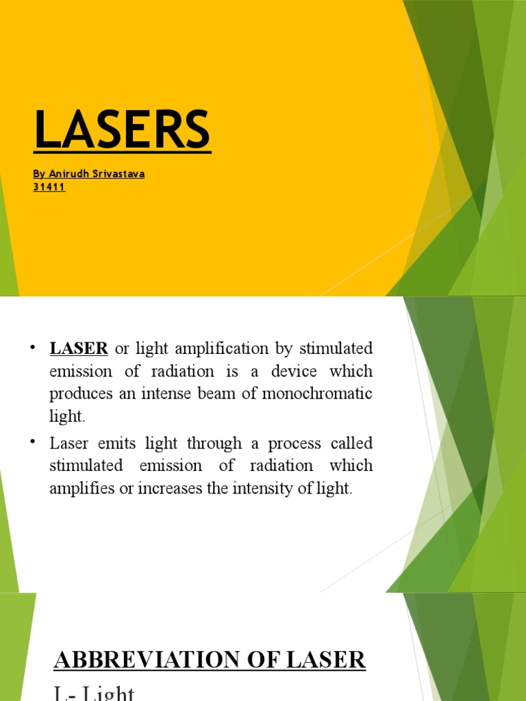 Understanding Laser Technology Basics | PDF | Laser | Emission Spectrum