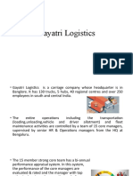 Gayatri Logistics Performance Review Dispute