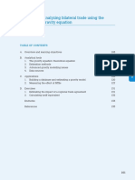 Analyzing Bilateral Trade Using The Gravity Equation