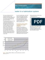 Agua en Sistemas de Lubricación