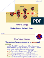 UCSD Physics 10 Nuclear Energy Fission, Fusion, the Sun’s Energy