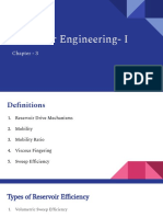 Reservoir Engineering-1 Unit 3