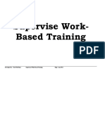 Developed By: Your Full Name Supervised Work Based Training Page 1 Esm/2021