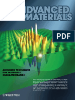 Advanced Techniques For Materials Characterization: Space-Time Image of An Exciton. The Surface Shown Is A "Density