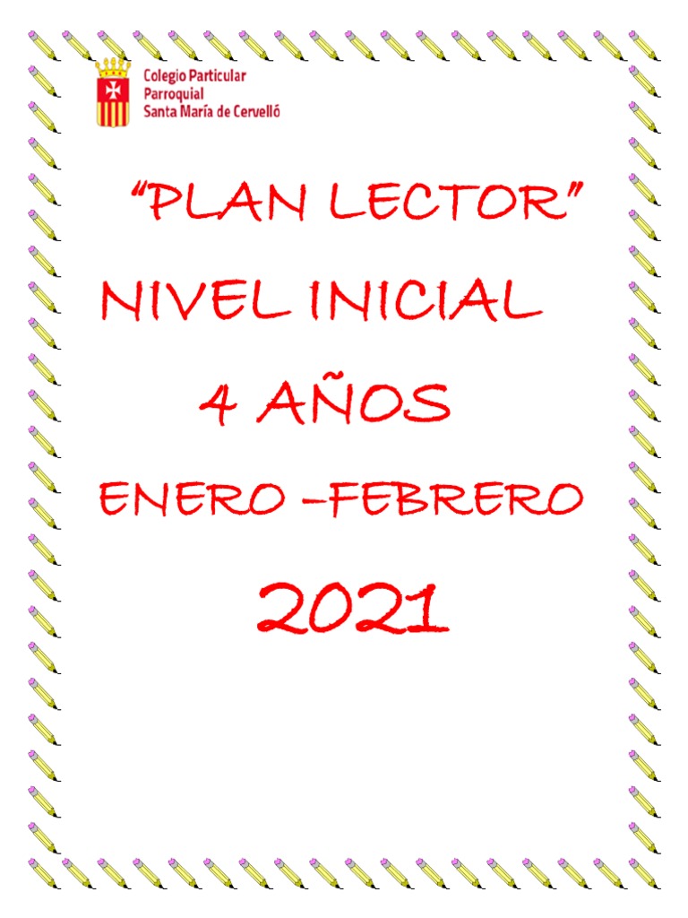 Plan Lector Inicial para Niños de 4 Años | PDF
