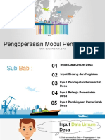 3.15 Pengoperasian Modul Penganggaran