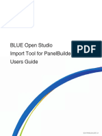 Blue Open Studio Import Tool For Panelbuilder Users Guide