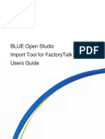 Blue Open Studio Import Tool For Factorytalk Me/Se Users Guide
