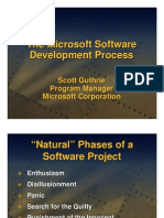The Microsoft Software Development Process 