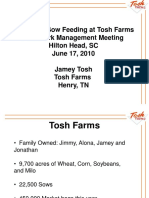 Electronic Sow Feeding at Tosh Farms 2010 Pork Management Meeting Hilton Head, SC June 17, 2010 Jamey Tosh Tosh Farms Henry, TN