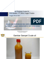 Crude Oil PT Mitra Unggul