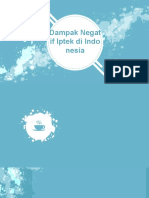 Dampak Negatif Iptek Di Indonesia