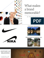 What Makes A Brand Memorable
