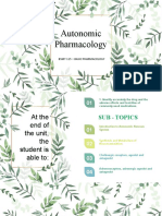 UNIT6.Autonomic Pharmacology