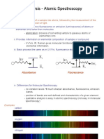 Elemental Analysis - Atomic Spectroscopy: A) Introduction