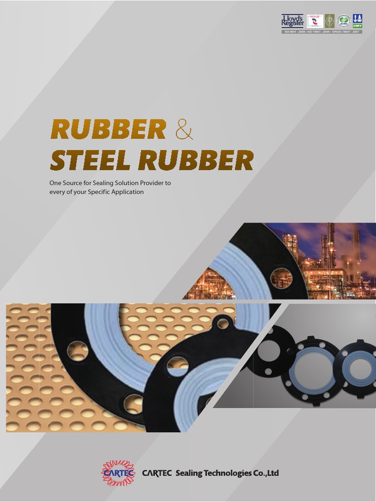 Cartec Rubber Catalogue | PDF | Electrical Resistance And Conductance ...
