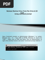 Remove Shortcut Virus From Pen Drive & SD Card Using Command Prompt