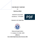 Minor Project Report: Digital India