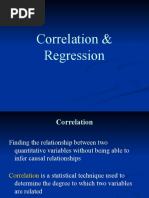 Correlation & Regression