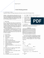 Optimization of the wood drying process to minimize total time and moisture content