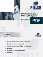 UPS Technologies & IP Bus UPS-System: Presented by Julian Gobey