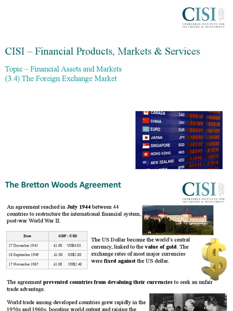 3 The Foreign Exchange Market | PDF