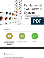 Fundamentals of Database Systems Lect 1