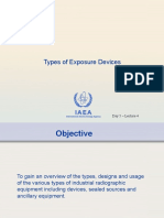 Types of Exposure Devices: Day 5 - Lecture 4