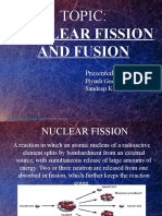 Nuclear Fission and Fusion by Piyush Goenka 09 Sandeep Kumar 17