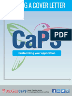 Customizing Your Application: Career Planning Service Service de Planification de Carrière