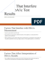 Factors That Interfere With Hba1C Test Results: Jesi Anggraini