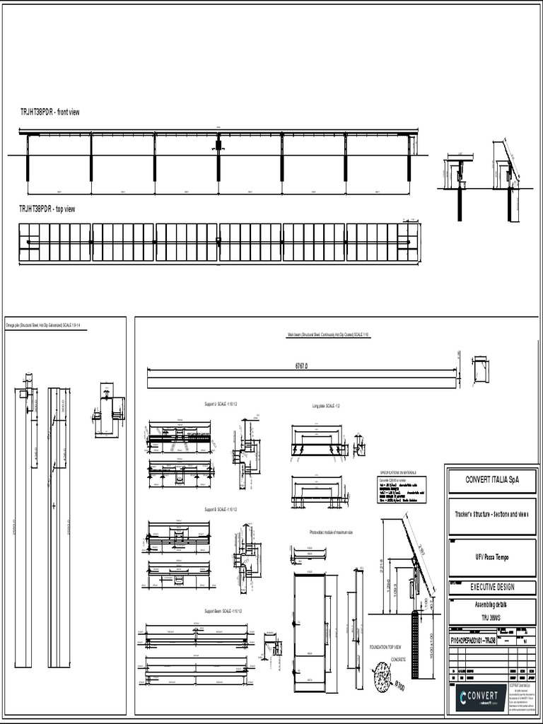 PI1042PEPA00101-Tracker Structure - Section and View | PDF | Sun ...