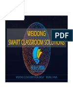 Weidong Smart Classroom Solutions: Weidong Cloud Education Group Beijing, China