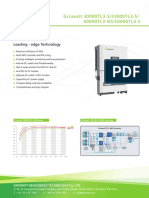 Growatt 30000TL3-S/33000TL3-S/ 40000TL3-NS/50000TL3-S: Leading - Edge Technology