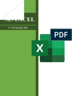 Avaliação de Excel PDF
