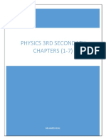 Physics 3Rd Secondary CHAPTERS (1-7) : MR - Ahmed Hekal