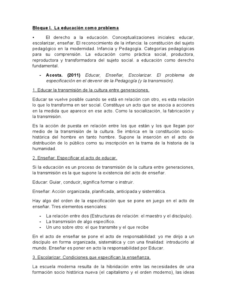Crisis y Transformación de la Educación | PDF | Estado (política ...